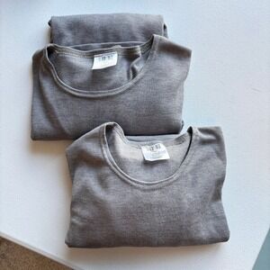 Pack Of Two Men's Size Large Fire Resistant Long Sleeve IFR CAT 2 Workwear